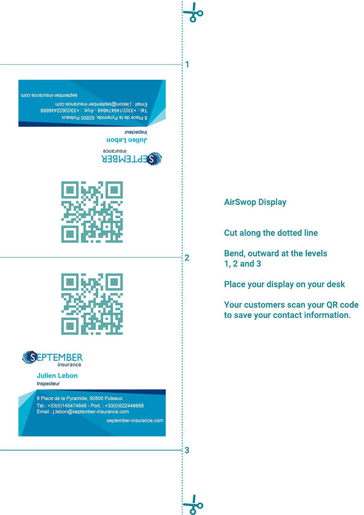 document to print your leaflet